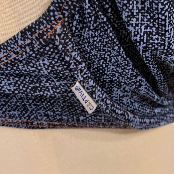 Captiva Blue Underwire Bikini Top M Denim Bra - Picture 8 of 13